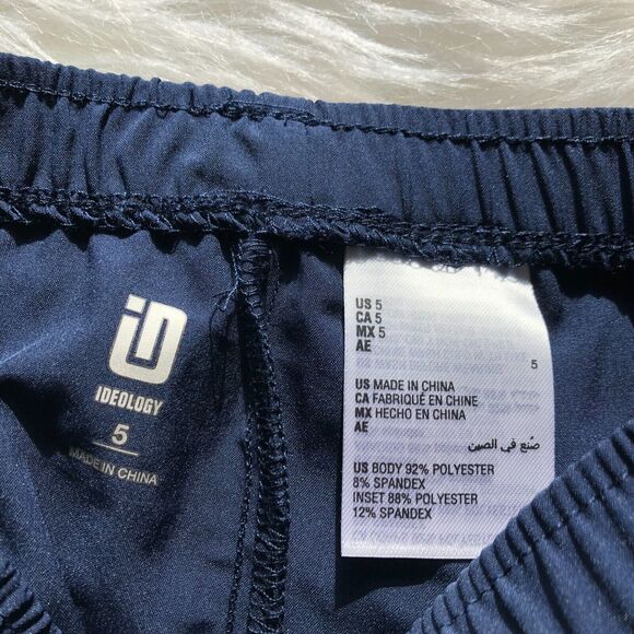 Ideology Toddler Shorts Size 5 Blue Stretch Drawstring Mini Activewear NWT - Picture 4 of 5